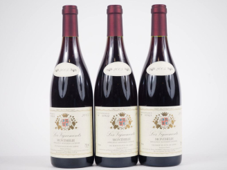 Vente aux enchères 3 BOUTEILLES MONTHÉLIE "LES VIGNEMONTS" PIERRE LAFOREST - 2005  