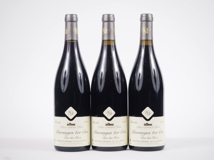 3 BOUTEILLES MARANGES 1er CRU "CLOS DES ROIS" MAURICE BIDOUILH DE VERN