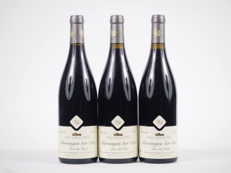 Vente aux enchères 3 BOUTEILLES MARANGES 1er CRU "CLOS DES ROIS" MAURICE BIDOUILH DE VERN