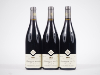 Vente aux enchères 3 BOUTEILLES MARANGES 1er CRU "CLOS DES ROIS" MAURICE BIDOUILH DE VERN