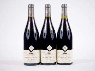 Vente aux enchères 3 BOUTEILLES BEAUNE 1er CRU "LES AIGROTS" MAURICE BIDOUILH DE VERNEUIL
