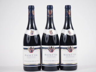 Vente aux enchères 3 BOUTEILLES BEAUNE 1er CRU "LES CENT VIGNES" DUFOULEUR PÈRE   FILS - 