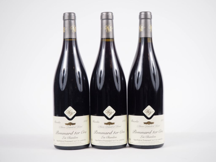 3 BOUTEILLES POMMARD 1er CRU "LES CHANLINS" MAURICE BIDOUILH DE VERNEU