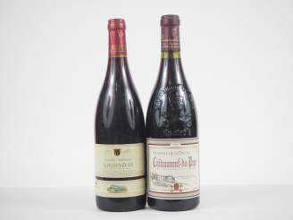 Vente aux enchères 2 BOUTEILLES DE 1998 : 1 CHÂTEAUNEUF DU PAPE DOMAINE DE L'ORIGAN ROBER