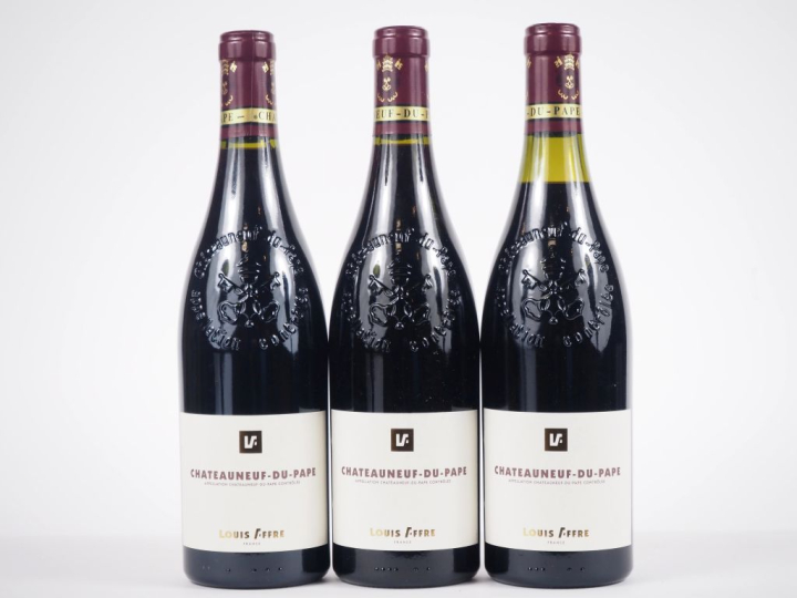 3 BOUTEILLES CHÂTEAUNEUF DU PAPE LOUIS AFFRE - 2009
