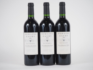 Vente aux enchères 3 BOUTEILLES DOMAINE GAUBY "LES CALCINAIRES" CÔTES DU ROUSSILLON VILLA