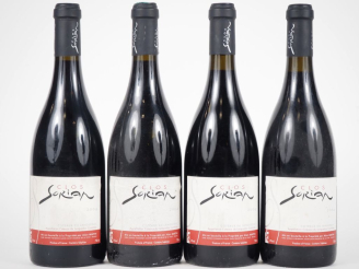 Vente aux enchères 4 BOUTEILLES CLOS SORIAN COTEAUX DU LANGUEDOC - 2004 - ELS/2 ETIQUETTE