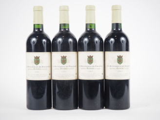 Vente aux enchères 4 BOUTEILLES LES RESTANQUES DE PIBARNON BANDOL - 2003 