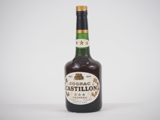Vente aux enchères 1 BOUTEILLE COGNAC CASTILLON DRAPEAU