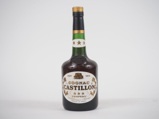 Vente aux enchères 1 BOUTEILLE COGNAC CASTILLON DRAPEAU