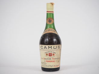 Vente aux enchères 1 VIEILLE BOUTEILLE COGNAC CAMUS LA GRANDE MARQUE "CELEBRATION" -  PAP