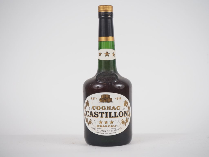 1 BOUTEILLE COGNAC CASTILLON DRAPEAU