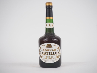 Vente aux enchères 1 BOUTEILLE COGNAC CASTILLON DRAPEAU