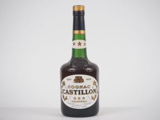 Vente aux enchères 1 BOUTEILLE COGNAC CASTILLON DRAPEAU