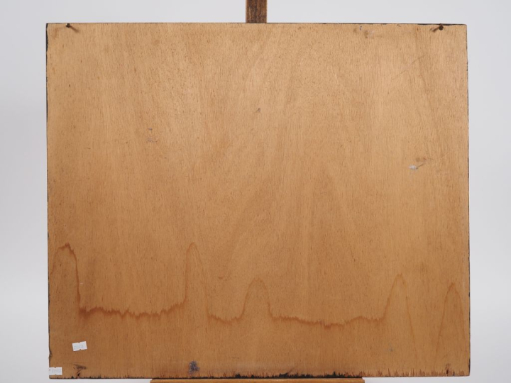 Raymond ESPINASSE.  "l'Odalisque"  Huile sur toile, marouflée, datée 4