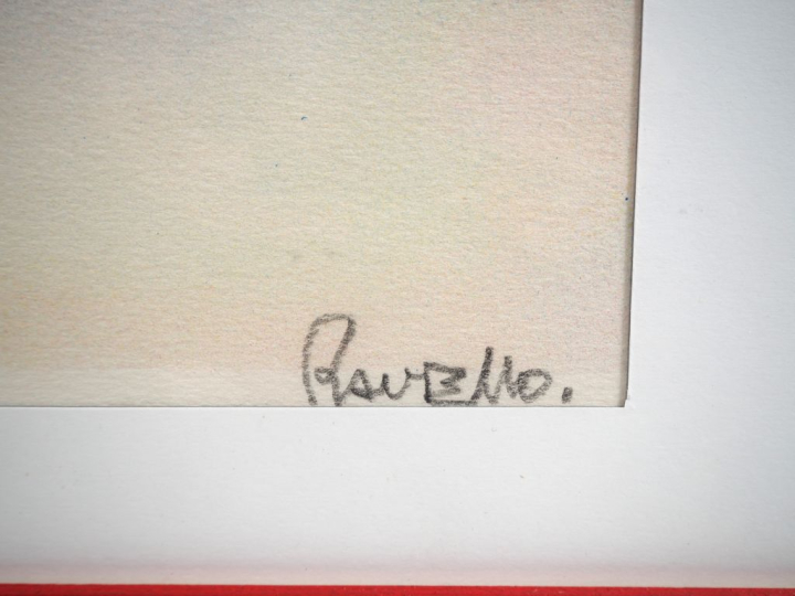 François RAVELLO "Tahiti, le Truck" Lithographie en couleurs hors comm