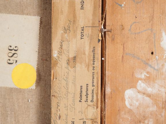 Mario CAVAGLIERI. "nature morte aux semis" Huile sur toile, signée en 