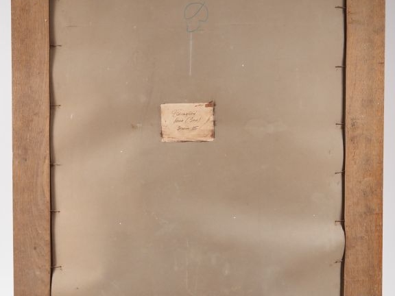 Mario CAVAGLIERI.  "femme nue de dos" Dessin au crayon, signé en bas à