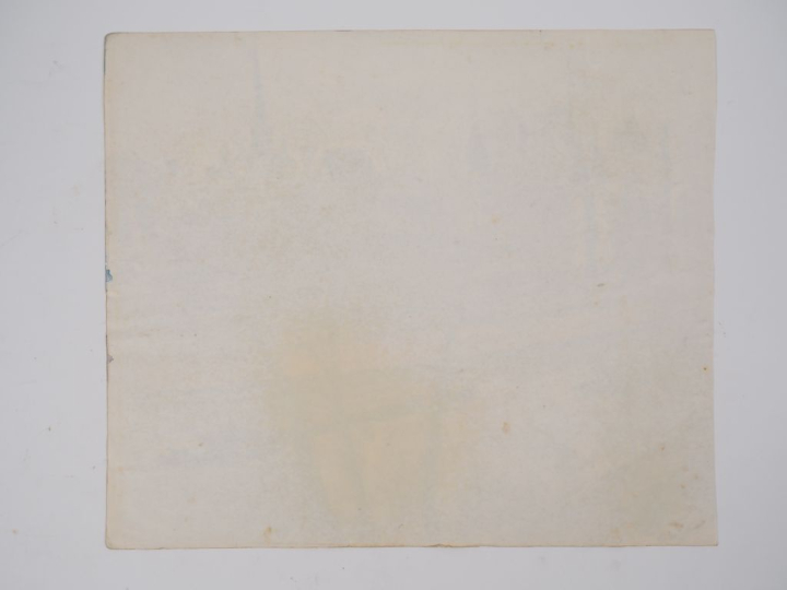 Mario CAVAGLIERI.  "Paris, la Seine et Notre Dame" Aquarelle, signée e