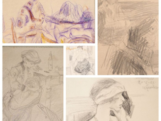 Vente aux enchères Mario CAVAGLIERI.  Bel ensemble de 14 dessins au crayon ou à l'encre v