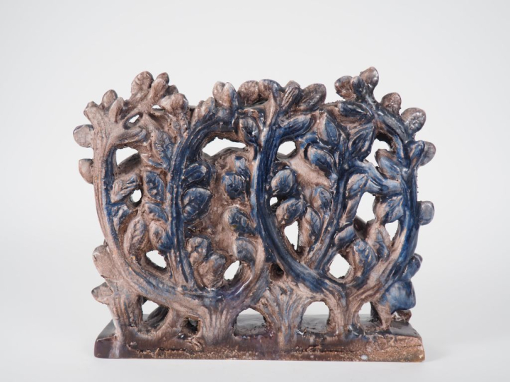 Henri Paul REY. "les trois grâces" Groupe en terre cuite émaillée poly