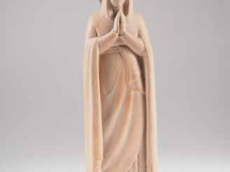 Vente aux enchères Henri Paul REY.  "Sainte Vierge"  Sujet en terre cuite  Signé H. 30 cm