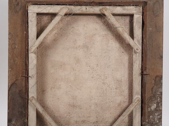 Suzanne REY de JAEGHER.  "Nature morte aux fleurs et aux fruits".  Hui