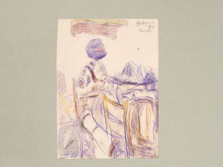 Mario CAVAGLIERI.  Bel ensemble de 14 dessins au crayon ou à l'encre v