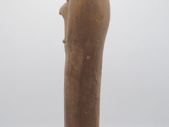 Henri Paul REY.  "Vierge à l'enfant"  Sculpture en terre cuite  Signée