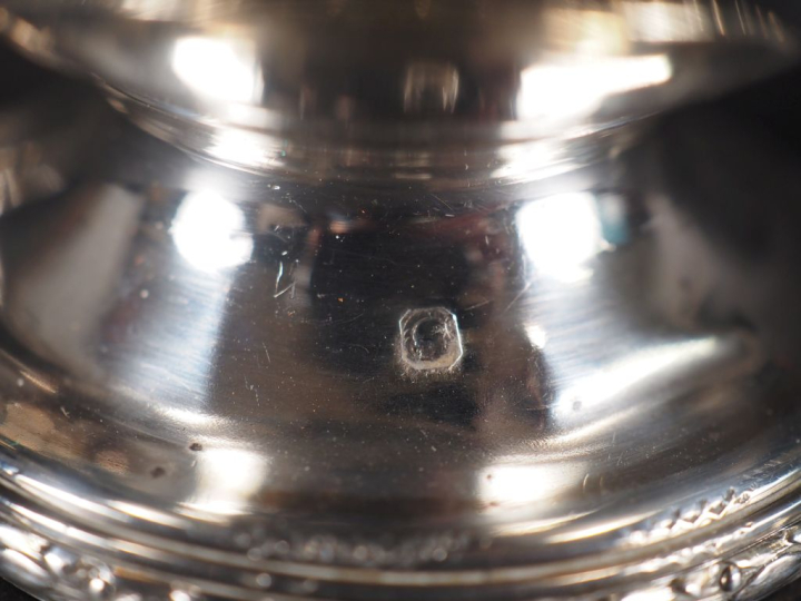 Partie de service à café en argent 925, de style Louis XVI à décor de 