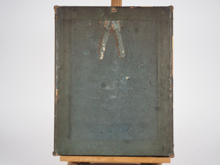 Ecole française fin XVIIIème - début XIXème. "Portrait de jeune fille 