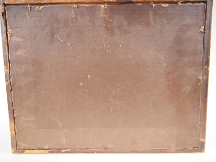 Ecole française XIXème. "Paysages animés". Paire d'aquarelles réhaussé