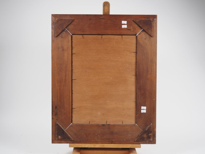 L. GRANATA. "portrait de jeune mauresque" Huile sur panneau, signée en