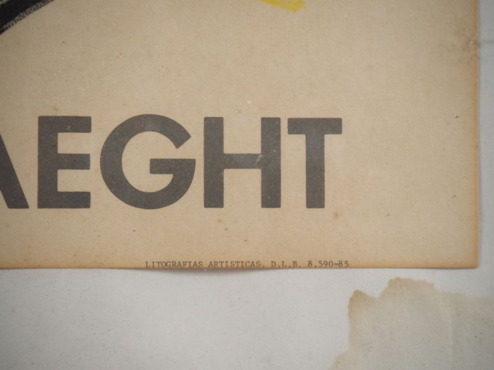 Affiche de l'exposition AKI KURODA à la Galerie Maeght Avril 1985 Dim.