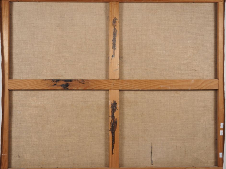 Rémy PEYRANNE. "Le port de Sète". Huile sur toile signée, dédicacée et