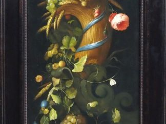 Ecole française XXème. "paire de natures mortes dans le gout du XVIIèm