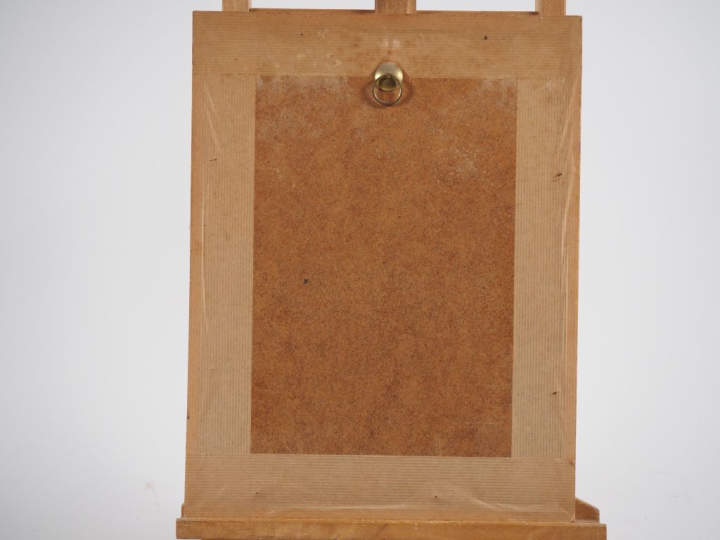 Ecole française contemporaine. "nature morte au pichet" Huile sur isor