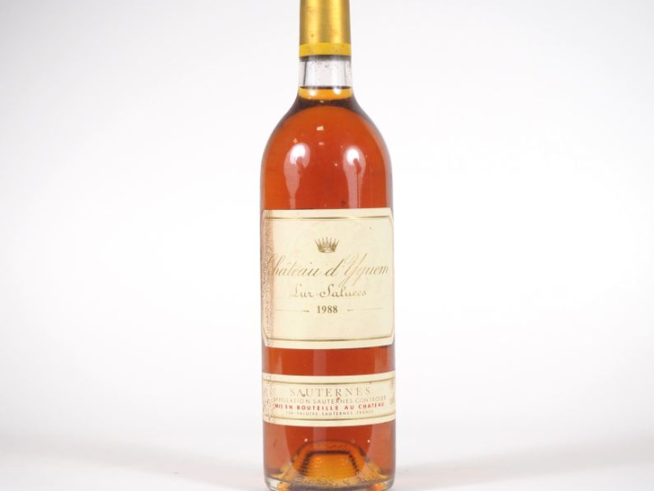 1 BOUTEILLE CHÂTEAU D'YQUEM 1er CCS SAUTERNES - 1988 - ET