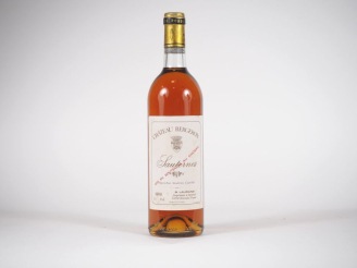 Vente aux enchères 1 BOUTEILLE CHÂTEAU BERGERON SAUTERNES - 1988 - BON NIVEAU 