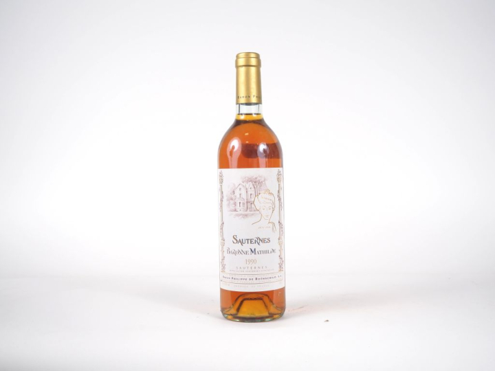 1 BOUTEILLE BARONNE MATHILDE SAUTERNES - 1990 