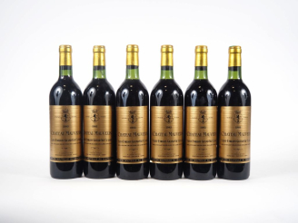 Vente aux enchères 6 BOUTEILLES CHÂTEAU MAUVEZIN GC ST ÉMILION - 1983 - 5BG
