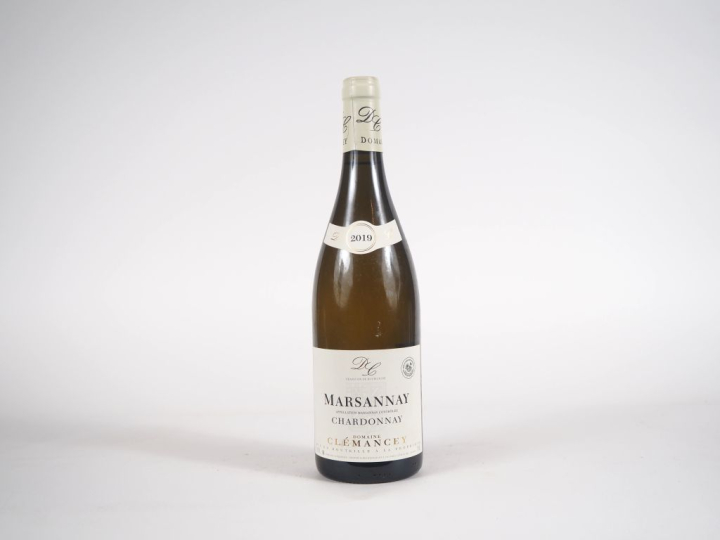 1 BOUTEILLE MARSANNAY CHARDONNAY DOMAINE CLÉMENCEY - 2019