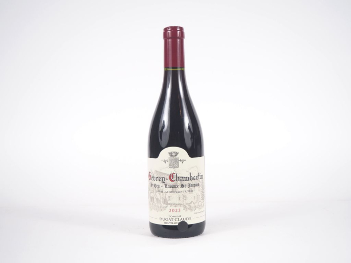 1 BOUTEILLE GEVREY CHAMBERTIN 1er CRU "LAVAUX SAINT JACQUES" CLAUDE DU