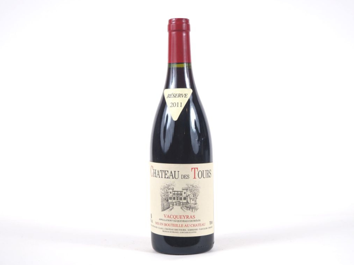1 BOUTEILLE CHÂTEAU DES TOURS VACQUEYRAS E. REYNAUD - 2011 