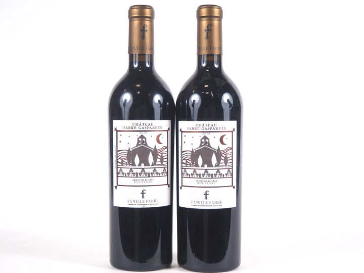2 BOUTEILLES CORBIÈRES BOUTENAC CHÂTEAU FABRE GASPARETS - 2018 