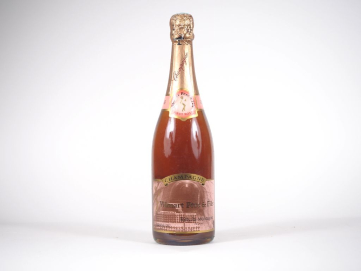 1 BOUTEILLE CHAMPAGNE ROSÉ 1er CRU VILMART PÈRE   FILS - NM