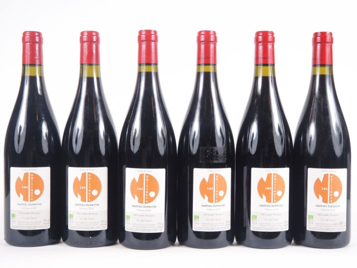 6 BOUTEILLES VIN DE FRANCE "LES VAILLANTS" MATTHIEU DUMARCHER - 2020