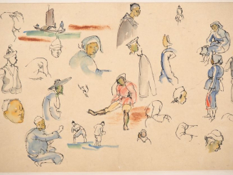 Vente aux enchères Louis Robert BATE (1898-1948, grand prix de l'Indochine en 1938). "Etu