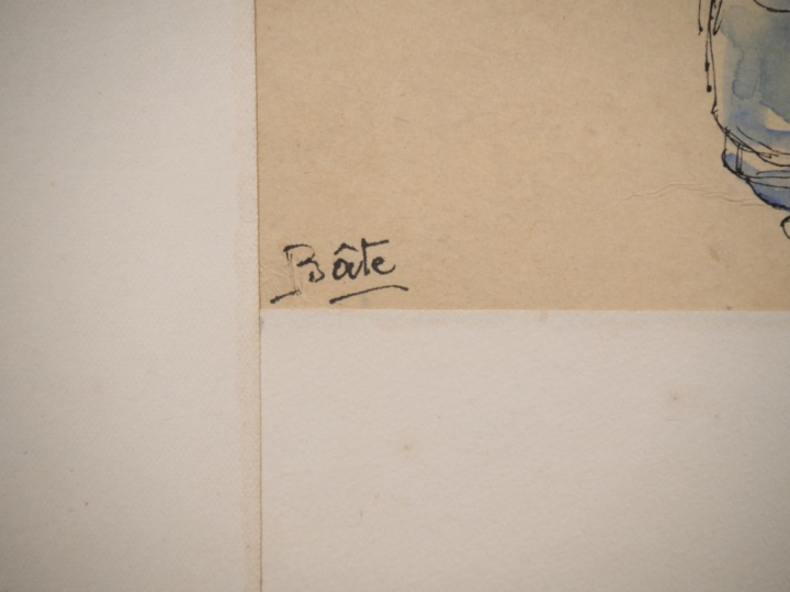 Louis Robert BATE (1898-1948, grand prix de l'Indochine en 1938). "Etu