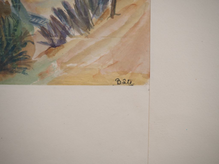 Louis Robert BATE (1898-1948, grand prix de l'Indochine en 1938). "Le 